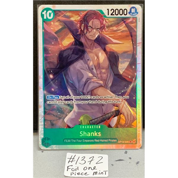 Shanks OP13-028 One Piece Foil Card - Mint