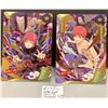 Image 1 : (2) Naruto Ninja Age Textured Foil Mega-Rare Cards – Mint