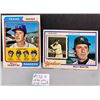 Image 1 : Billy Martin Baseball HOF 2-Card Lot – 1974 OPC (marked) & 1978 Topps