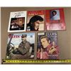 Image 1 : Collection of vintage Elvis Presley publications, including photo magazines, a calendar, and a book.