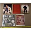 Image 2 : Collection of vintage Elvis Presley publications, including photo magazines, a calendar, and a book.