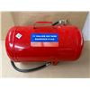 Image 1 : 11-gallon red portable air tank.