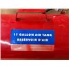 Image 2 : 11-gallon red portable air tank.