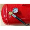 Image 3 : 11-gallon red portable air tank.