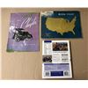 Image 2 : (3) Vintage printed items, a purple Chrysler Royal Windsor booklet on the left, a "1903–195