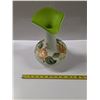 Image 1 : 11” Tall Gilded Floral Pattern Vase