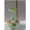 Image 2 : 11” Tall Gilded Floral Pattern Vase