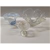 Image 1 : Blue Opalescent Glass Bowls