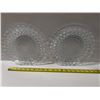 Image 2 : Blue Bubble Glass Plates & Bowls