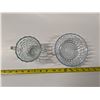 Image 3 : Blue Bubble Glass Plates & Bowls