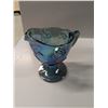 Image 4 : (3) Iridescent Blue Glass Pieces