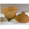 Image 2 : Orange & Amber Vintage Glass Lot