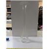 Image 1 : 23” Tall Clear Glass Vase