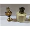 Image 5 : Mixed Lot – Vintage Décor etc.  4x6” Advertising Trays, Mini Oil Lamps, etc.