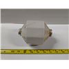Image 1 : Antique 10-Sided White Milk-Glass Lightening Rod Ball