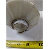 Image 4 : Antique 10-Sided White Milk-Glass Lightening Rod Ball