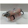 Image 2 : Vintage Pink Glass Curtain Rod Light w/ (2) Extra Glass