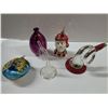 Image 1 : Vintage Glass Christmas Tree Ornaments