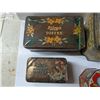 Image 2 : Vintage Tin Lot – Riley’s Toffee, Mazawatee Tea