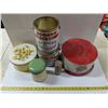 Image 1 : Vintage Tins etc. Lot – Rogers’ Syrup, Cake Tray, Antique Roup Powder etc.