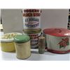 Image 2 : Vintage Tins etc. Lot – Rogers’ Syrup, Cake Tray, Antique Roup Powder etc.