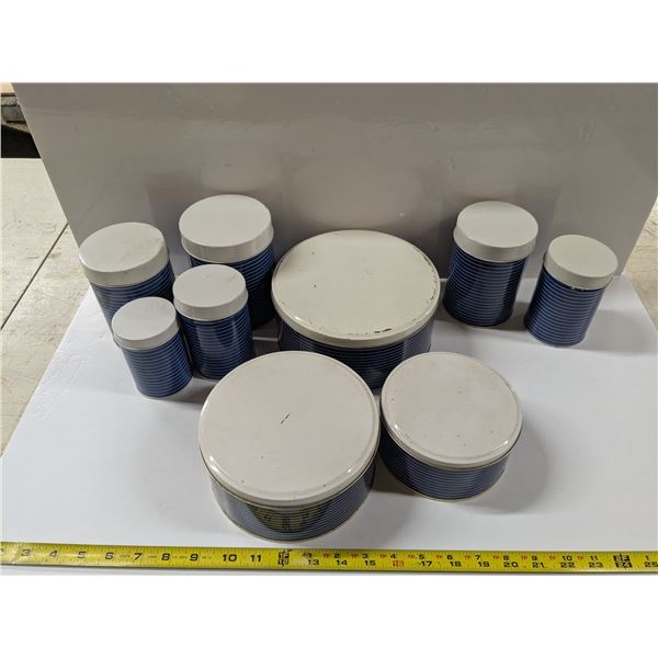 (2) Sets of Nesting Tins w/ Some Extra