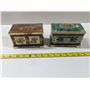 Image 5 : (4) Vintage Tins - Jewelry Box Style & Coin Bank