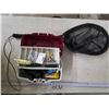Image 1 : Fishing tackle box and net