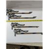 Image 6 : Vintage Metal Swing-Out Curtain Rods, Metal Décor
