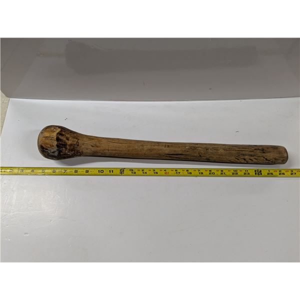 Antique Wooden Butter Masher for Butter Bowl