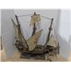 Image 1 : Model ship, plastic and wood, "Carabela Espanola"