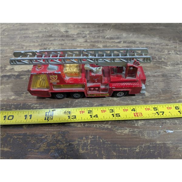 Vintage 1972 matchbox firetruck