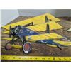 Image 2 : (2) Vintage cast aluminum air plane wall hanging décor