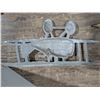 Image 4 : (2) Vintage cast aluminum air plane wall hanging décor