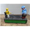 Image 3 : Vintage cast iron coin bank, Golfer
