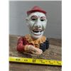 Image 2 : Vintage cast iron coin bank, Clown