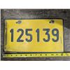 Image 1 : Tin sign, replica license plate