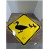 Image 1 : Ducks Unlimited, Duck crossing sign, 17.5"x17.5"