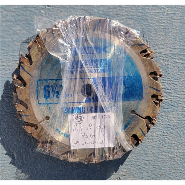 Saw Blades - 10 x 6-1/2" (Sharpened)