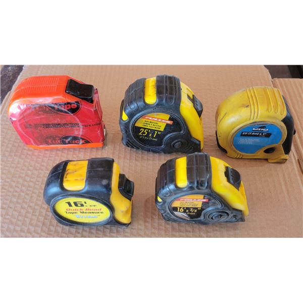 Tape Measures (x5)