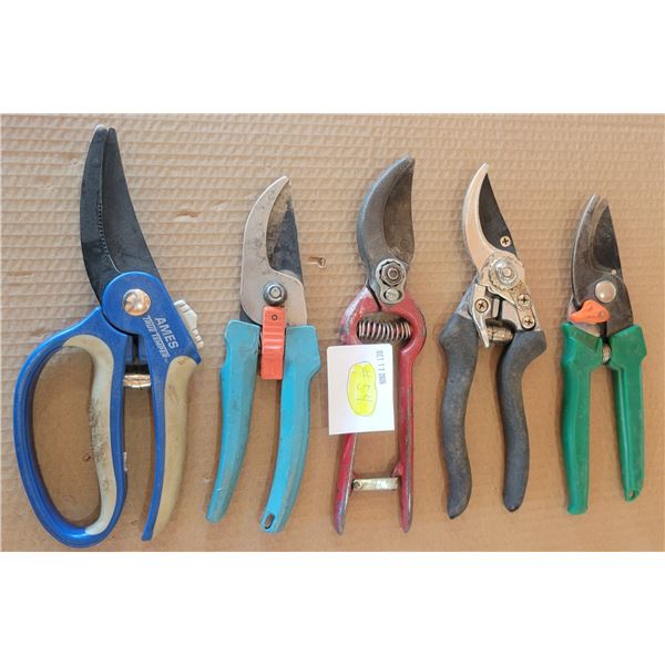 Pruning Shears (x5)