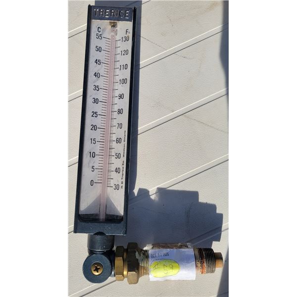 Thermometer - Therice - Monitor Temperature in Plumbing Lines or Heat Exchangers