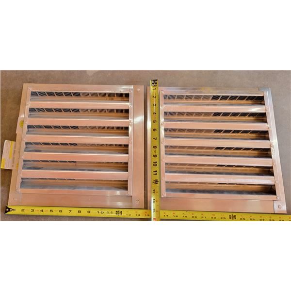 (2) Vents (14-1/2" x 14-1/2")