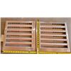 Image 1 : (2) Vents (14-1/2" x 14-1/2")