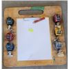 Image 1 : (6) Mounted Mechanical Counters with Aluminum Clipboard