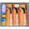 Image 1 : (3) NEW Linoleum Knives + 2 Spools Twine (Mason + Parcel)