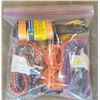 Image 2 : NEW Bungee Cords (2 Sets of 6), Suction Cup Pullers (2 pc), Construction Line