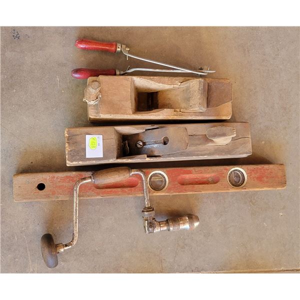 Block Planes, Level, Brace, Saws
