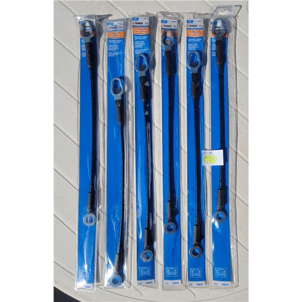 Tailgate Straps (x6) - Fits Dodge 16-1/2" Center to Center
