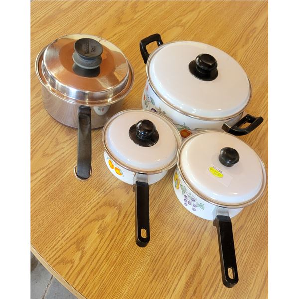 Cookware – (4) Pots